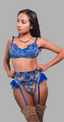 Électra Bleu ensemble 3 pièces