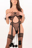 Body lingerie sculptant noir Divine Électra