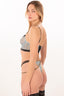 Ensemble lingerie MARINA PARIS style couture avec détails métalliques