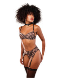 Lingerie femme imprimé animal SAVAGE avec structure légère et lignes fluides, parfaite combinaison entre sensualité et esthétique moderne
