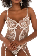 lingerie femme élégante Whitney avec détails brodés
