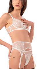 Lingerie fine blanche MARINA PARIS coupe moderne