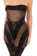 lingerie femme Ligne Fatale body avec jupe noire élégante