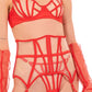 Ensemble lingerie rouge élégant MARINA PARIS collection Venere Rouge