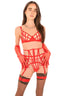 Ensemble lingerie rouge sophistiqué MARINA PARIS
