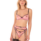 Ensemble lingerie rose 3 pieces Venezia MARINA PARIS